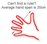 Span of hand